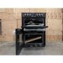 Refurbished Belling Farmhouse 60DF 60cm Double Oven Dual Fuel Mini Range Cooker Black