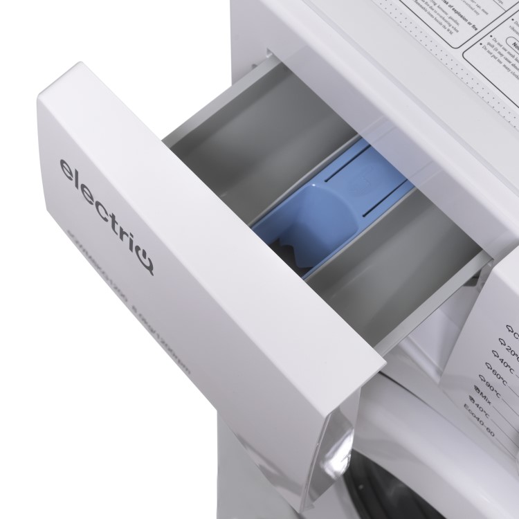 electriQ 8kg 1200rpm Freestanding Washing Machine - White