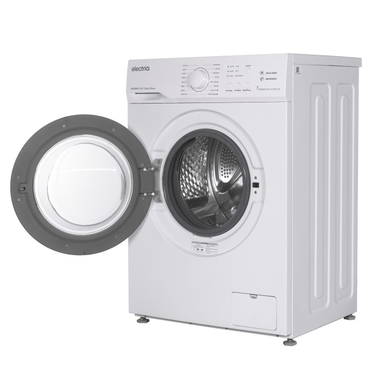 electriQ 8kg 1200rpm Freestanding Washing Machine - White