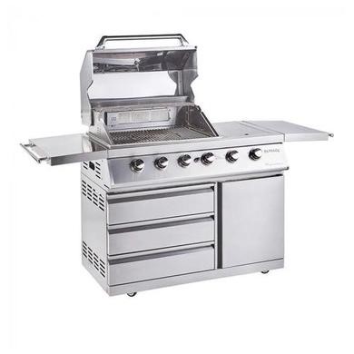 Outback Signature II - 4 Burner Gas BBQ Grill - Stainless Steel