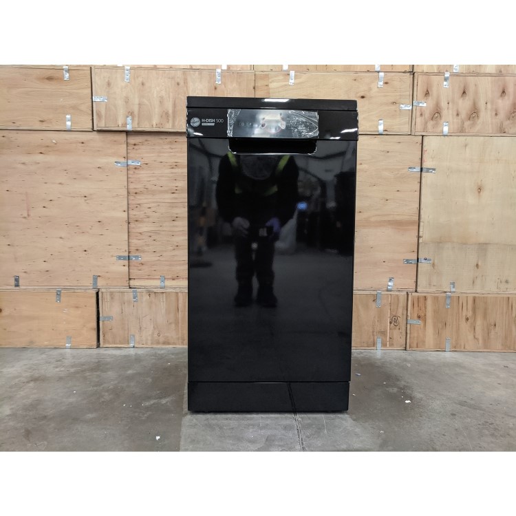Refurbished Hoover HDPH2D1049B-80 10 Place Freestanding Dishwasher Black