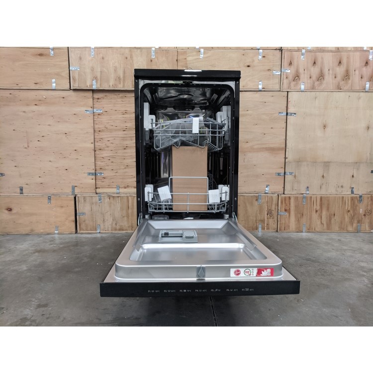 Refurbished Hoover HDPH2D1049B-80 10 Place Freestanding Dishwasher Black