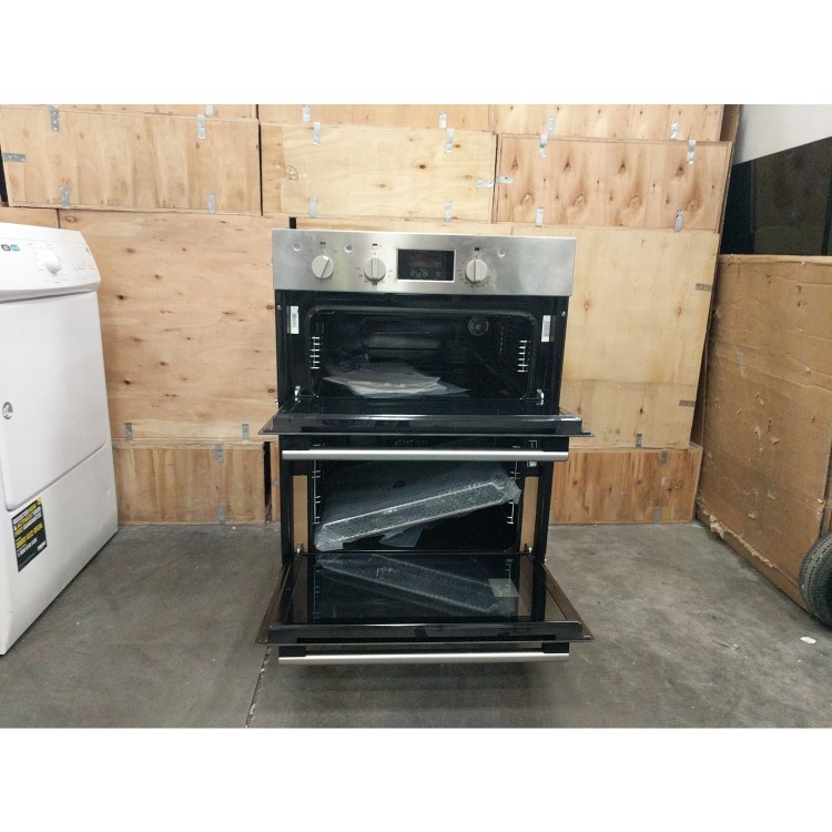 Refurbished Hotpoint Luce DU2540IX 60cm Double Built Under Electric Oven Stainless Steel