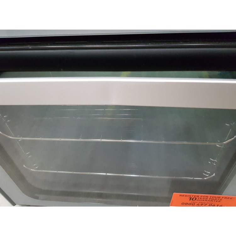 Refurbished Hotpoint Ultima HUD61GS 60cm Double Oven Dual Fuel Cooker Graphite