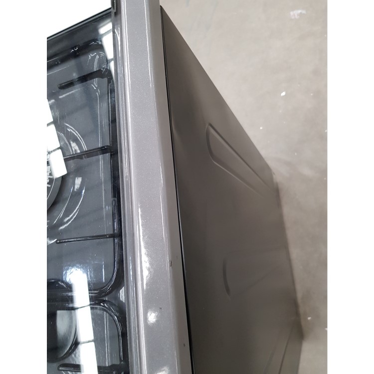Refurbished Hotpoint Ultima HUD61GS 60cm Double Oven Dual Fuel Cooker Graphite