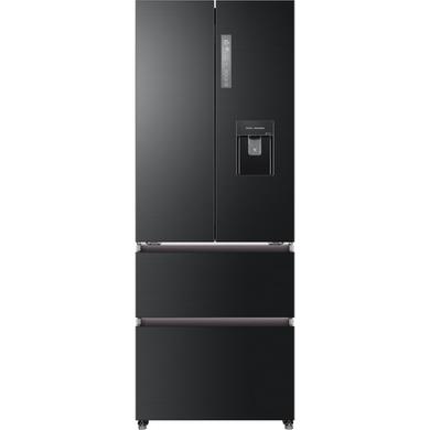GRADE A3 - Haier HB16WSNAA Freestanding Multi-door Fridge Freezer with Water Dispenser - Graphite