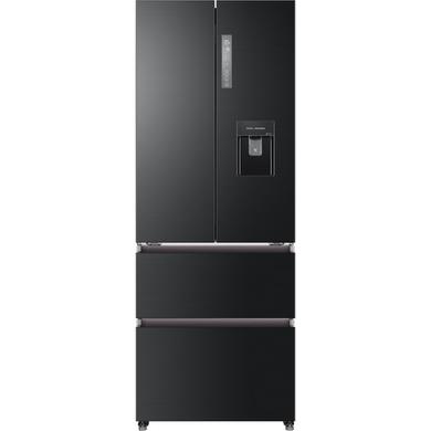 GRADE A1 - Haier HB16WSNAA Freestanding Multi-door Fridge Freezer with Water Dispenser - Graphite