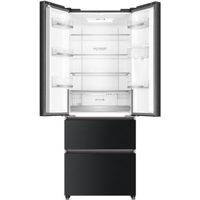 GRADE A3 - Haier HB16WSNAA Freestanding Multi-door Fridge Freezer with Water Dispenser - Graphite
