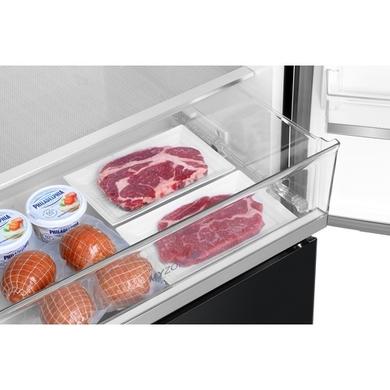 Haier 422 Litre French Style American Fridge Freezer With Myzone - Graphite