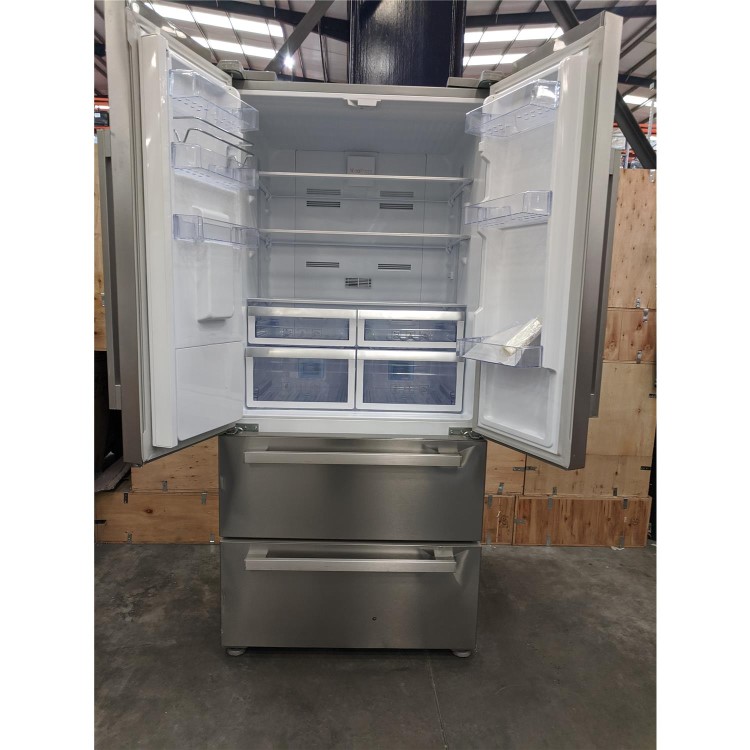 Refurbished Beko GNE60520DX Freestanding 539 Litre 70/30 Fridge Freezer Stainless Steel