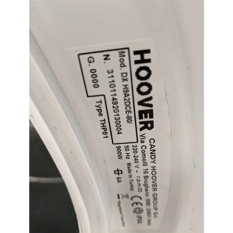 Refurbished Hoover Dynamic Next DX H9DCE Smart Freestanding Heat Pump 9 KG Tumble Dryer