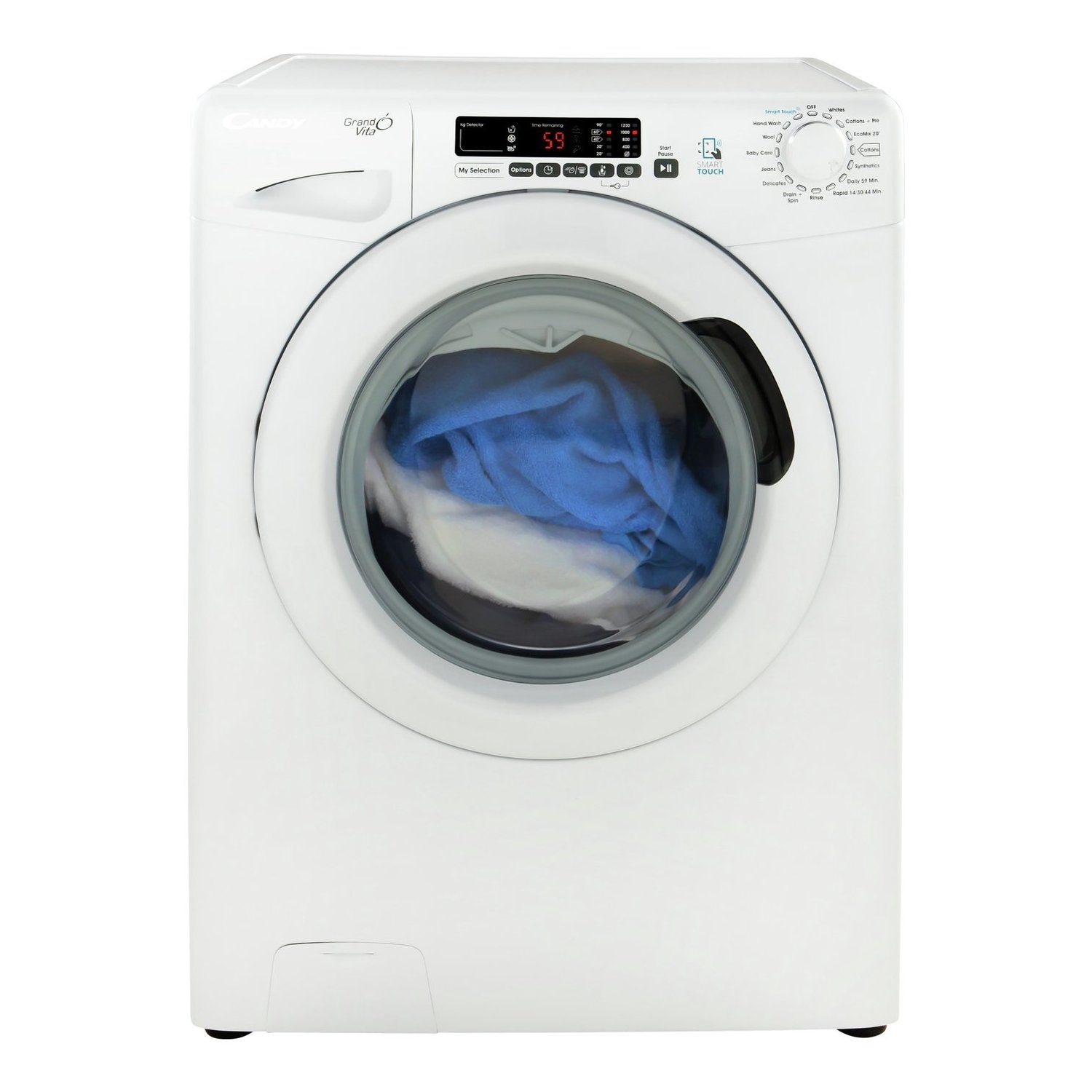 Refurbished Candy Grand'O Vita Smart GVS128D3 Smart Freestanding 8KG 1200 Spin Washing Machine White