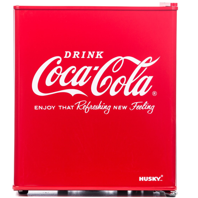 Husky 48 Litre Mini Fridge/Drinks Cooler Coca Cola EL196 Appliances