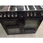 Refurbished Beko KDVC100K 100cm Electric Range Cooker With 5 Zone Ceramic Hob Black