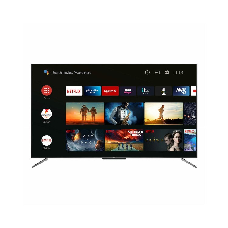 GRADE A2 - TCL QLED 50 Inch 4K Ultra HD HDR Smart Android TV