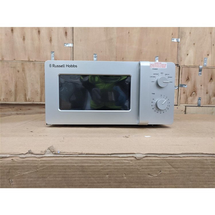 Refurbished Russell Hobbs RHM1401S Built In 14L 600W Microwave Silver