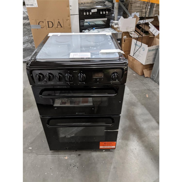 Refurbished Hotpoint HAGL60K 60cm Gas Cooker