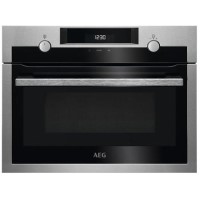 AEG 42L 1000W Built-in Microwave & Grill - Stainless Steel