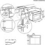 AEG 42L 1000W Built-in Microwave & Grill - Stainless Steel
