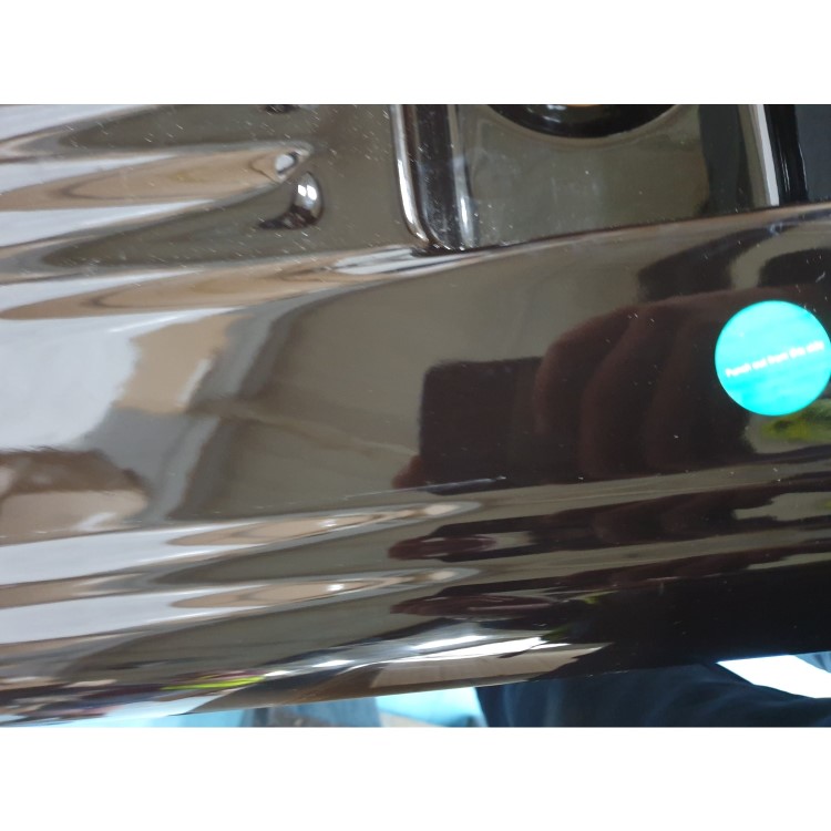 GRADE A2 - Reginox 1.5 Bowl Inset Black Ceramic Kitchen Sink with Reversible Drainer