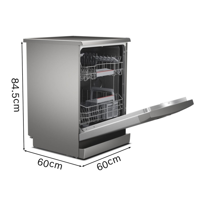 Bosch Serie 4 Freestanding Dishwasher - Stainless Steel