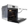 Refurbished electriQ EQBIOPYROVSTEEL 60cm Single Built In Electric Oven Stainless Steel