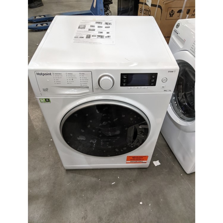 Refurbished Hotpoint RD1076JDUKN Freestanding 10/7KG 1600 Spin Washer Dryer White