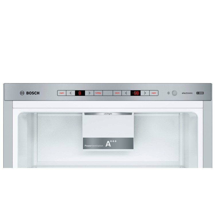 Bosch Serie 4 KGE36VW4A 186x60cm 302L Freestanding Fridge Freezer - White