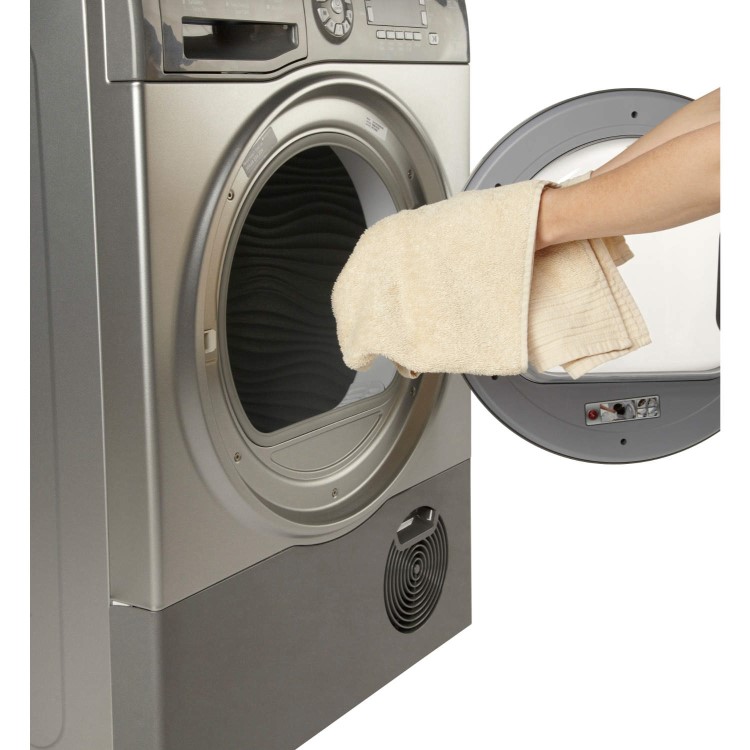 GRADE A1 - Hotpoint SUTCD97B6GM Ultima 9kg Freestanding Condenser Tumble Dryer-Graphite