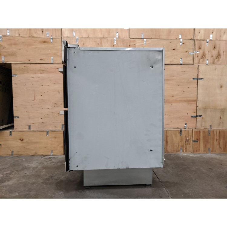 Refurbished Indesit Aria IDU6340IX 60cm Double Built Under Electric Oven Stainless Steel