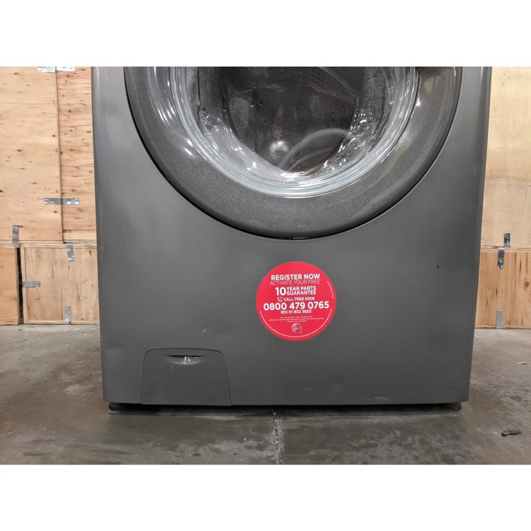 Refurbished Hoover Link HL 1692DG3G Smart Freestanding 9KG 1600 Spin Washing Machine Graphite