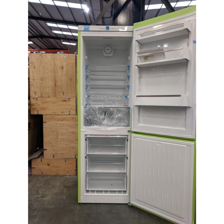 Refurbished Liebherr CNKW4313 Freestanding 304 Litre Frost Free Fridge Freezer Kiwi Green