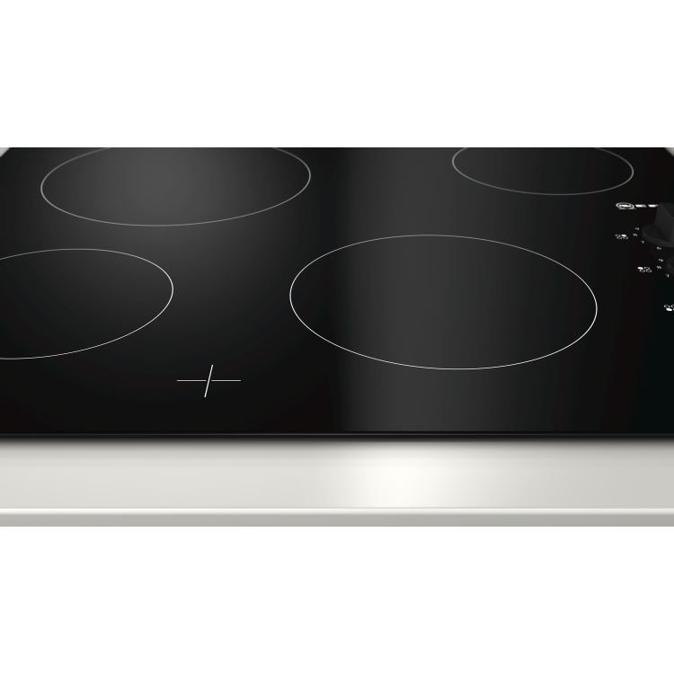 GRADE A1 - Neff T16CK40X0 Frameless 59.2cm Four Zone Ceramic Hob - Black Glass