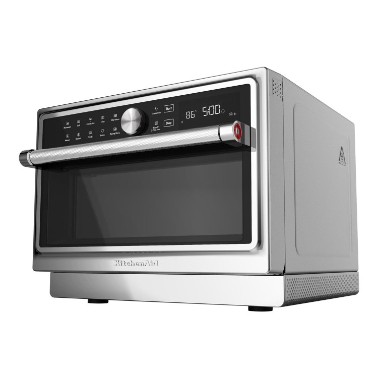 Refurbished KitchenAid KMQFX33910 33L 1000W Freestanding Combination Microwave Oven Stainless Steel
