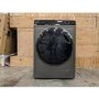 Refurbished Haier HWD100-B14979S Freestanding 10/6KG 1400 Spin Washer Dryer Graphite
