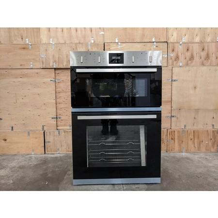 Refurbished Neff N30 U1GCC0AN0B Double Built In Electric Oven Stainless Steel