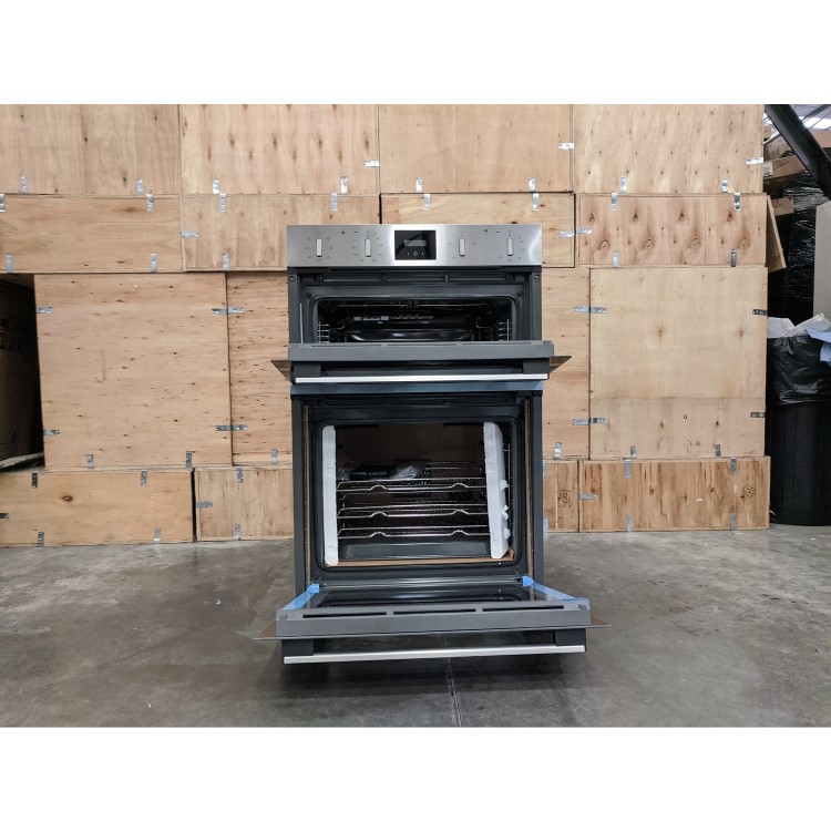 Refurbished Neff N30 U1GCC0AN0B Double Built In Electric Oven Stainless Steel