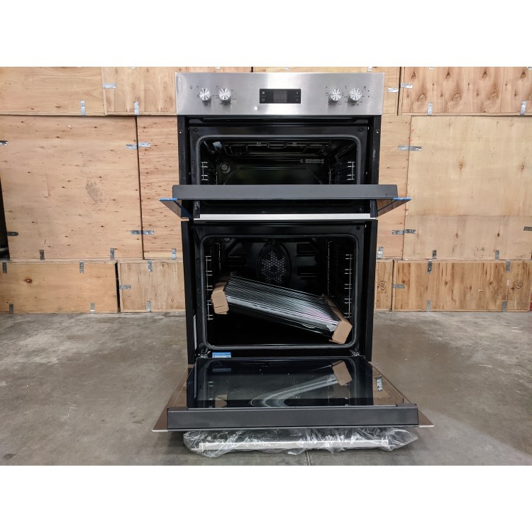 Refurbished Beko BDF26300X 60cm Double Built In Electric Oven Stainless Steel