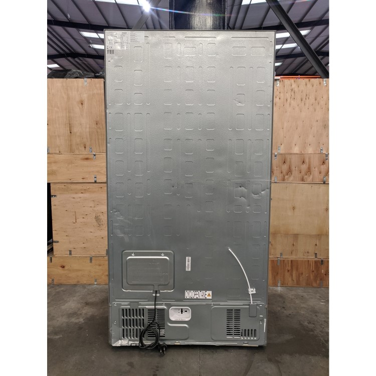 Refurbished Hisense RS696N4II1 Freestanding 535 Litre 50/50 American Fridge Freezer Stainless Steel