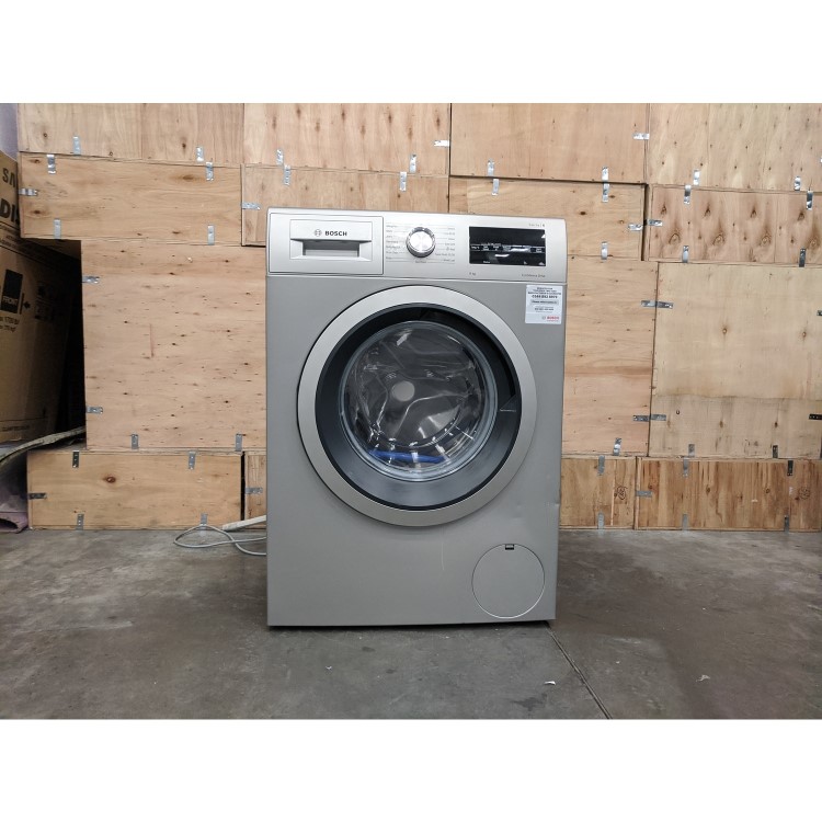 Refurbished Bosch Serie 6 WAU28TS1GB Freestanding 9KG 1400 Spin Washing Machine Silver