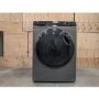 Refurbished Haier HWD100-B14979S Freestanding 10/6KG 1400 Spin Washer Dryer Graphite