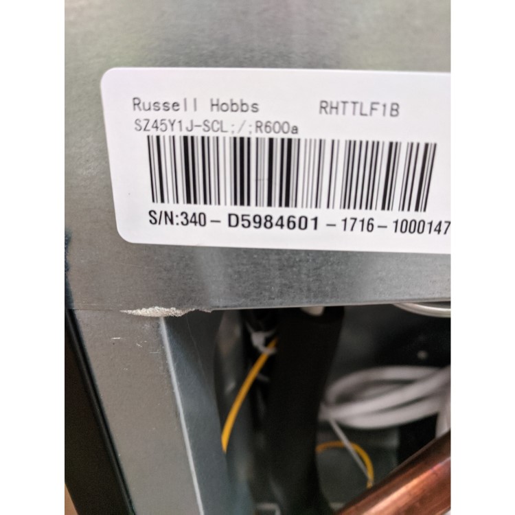 Refurbished Russell Hobbs RHTTLF1B Freestanding 45 Litre Table Top Fridge Black