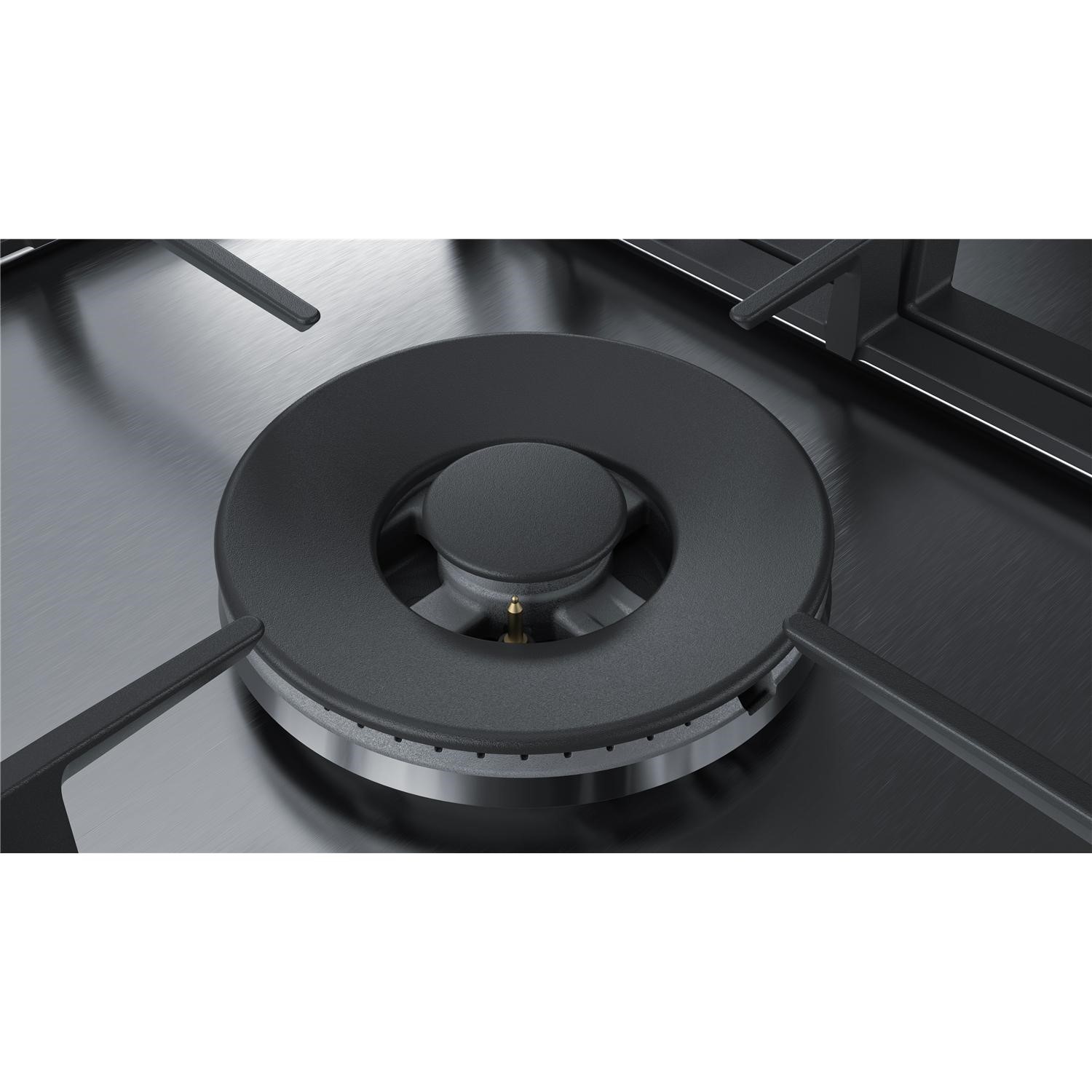 Bosch PCS7A5B90 Series 6 75cm 5 Burner Gas Hob Stainless Steel