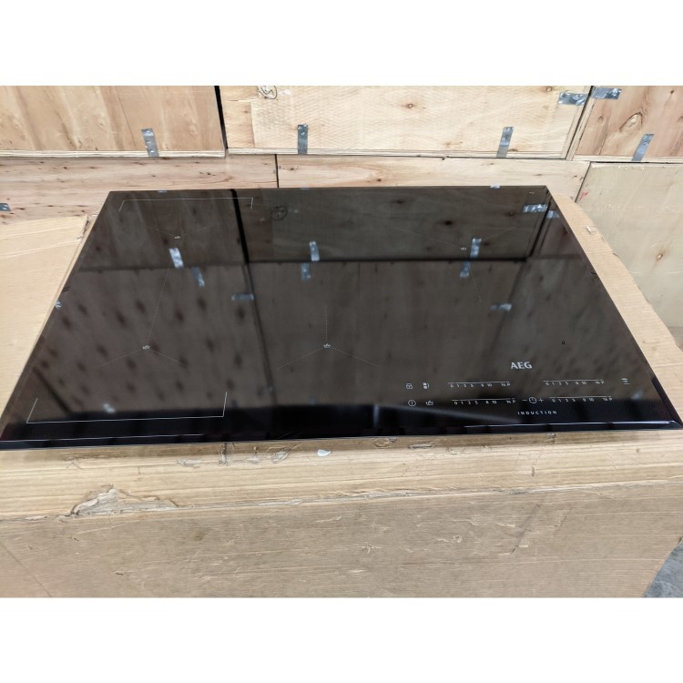 Refurbished AEG IAE84421FB 78cm 4 Zone Induction Hob Black