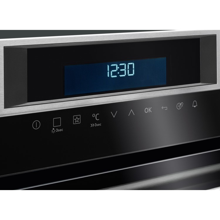 AEG SenseCook Pyrolytic Single Oven with Food Sensor - Stainless Steel