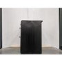 Refurbished Indesit 60cm Double Oven Electric Cooker with Ceramic Hob Black