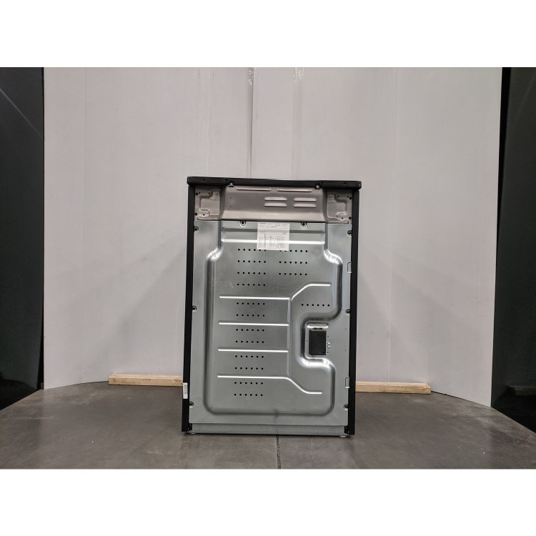 Refurbished Indesit 60cm Double Oven Electric Cooker with Ceramic Hob Black
