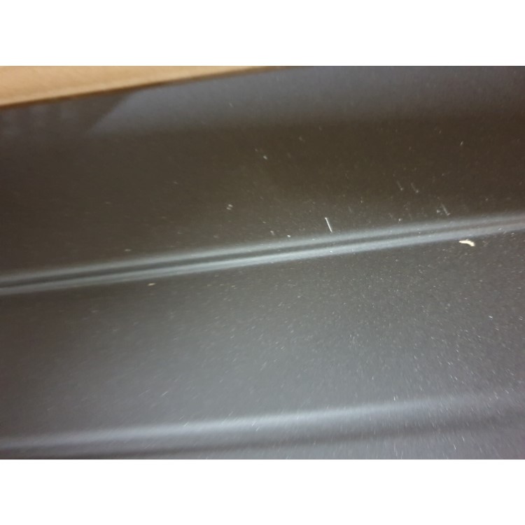 GRADE A2 - Enza Madison 1.5 Bowl Inset Black Composite Kitchen Sink with Reversible Drainer