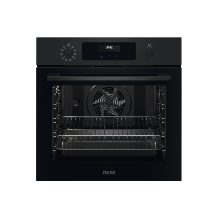 GRADE A3 - ZANUSSI ZOPNX6K2 Series 60 SelfClean Built in Single Oven - Black