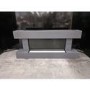 GRADE A3 - Grey Wall Mounted Electric Fireplace Suite with LED Lights - Amberglo